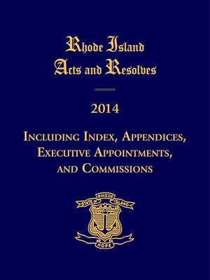 cover image of Rhode Island Public Laws